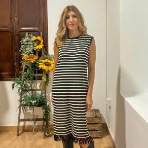 Vestido navy Black