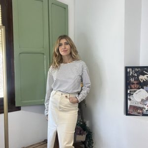 Camiseta rayas navy Alma