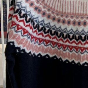 Jersey fantasía punto marino con blanco