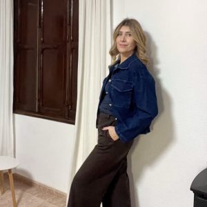 Sobrecamisa tejana color oscuro