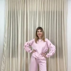 Sudadera Nube detalle volante