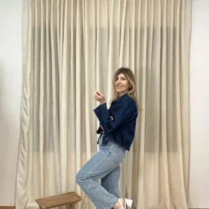 Sobrecamisa tejana color oscuro