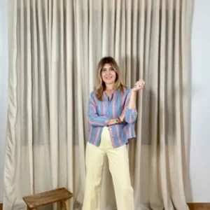 Chaqueta Fani tipo camisa manga 3/4