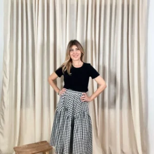 Falda Picnic cuadro vichy