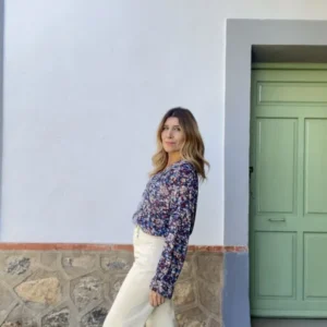 Blusa flores